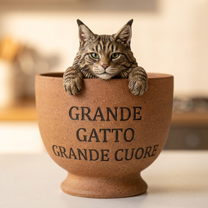 Tazza con Gatto in Rilievo — Personalizzabile con il Nome vista 11